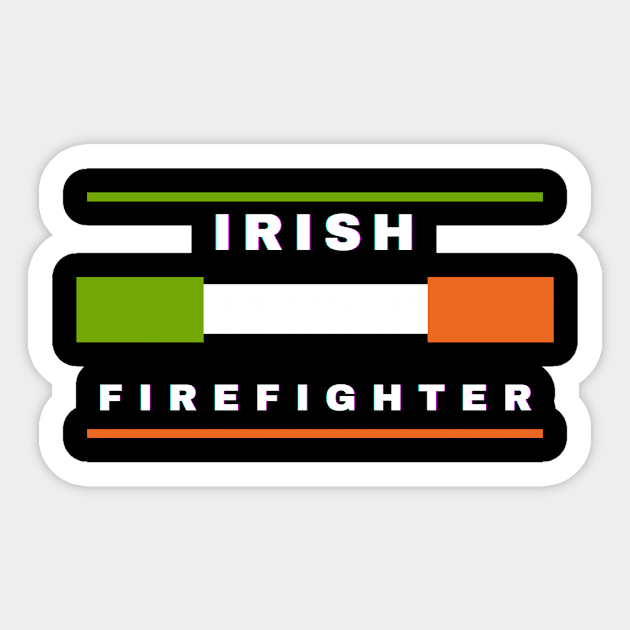 Irish Firefighter Ireland Sticker by Tecnofa